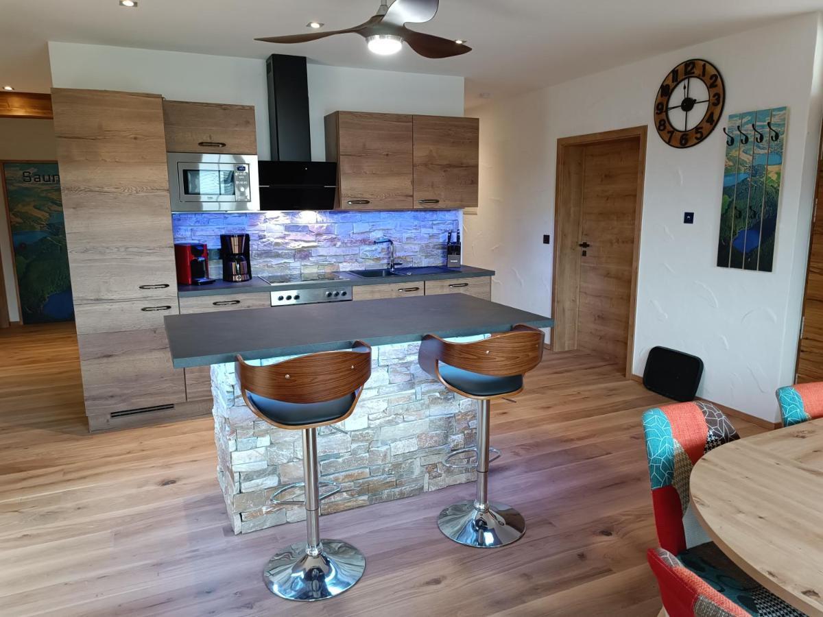 Luxus Ferienwohnung Chalet Seenaehe Schalkenmehren Exteriér fotografie
